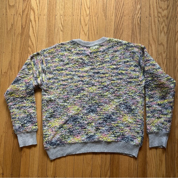 CeCe multicolored popcorn knit sweater - Size M - Picture 4 of 4